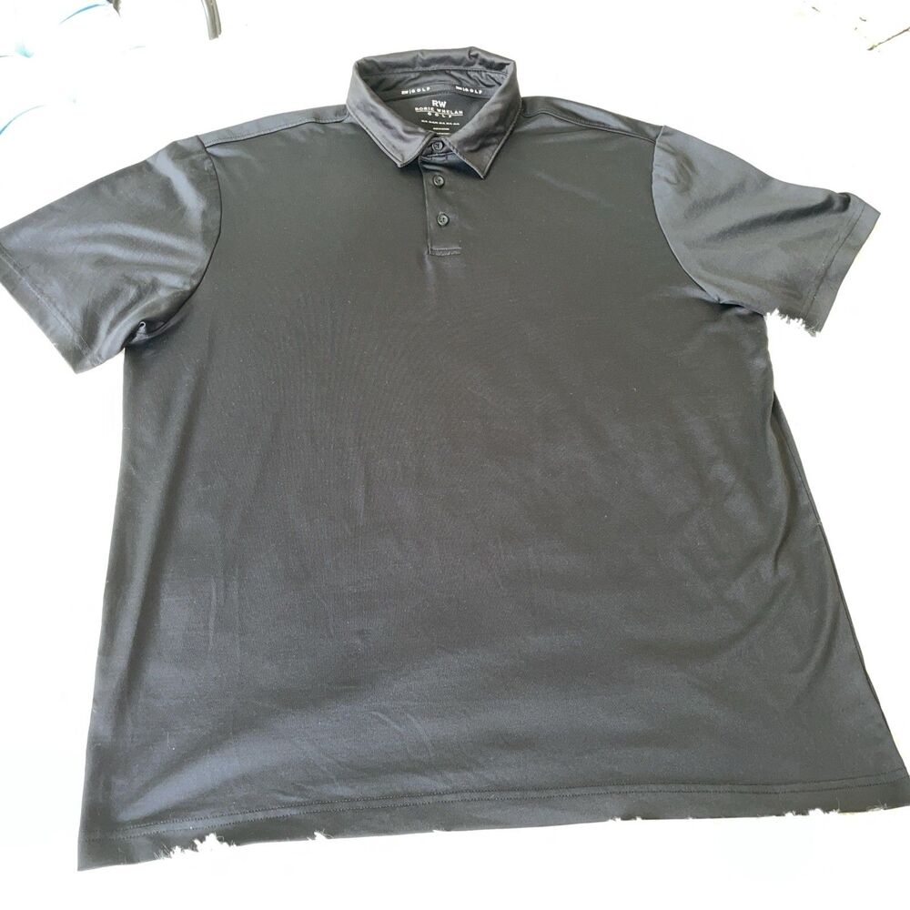 Rorie Whelan RW Golf Polo Black Mens XL Performance